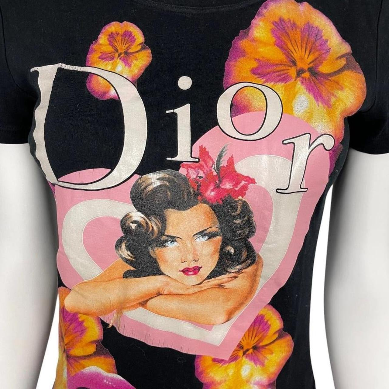 Christian Dior Spring 2005 Black T-shirt