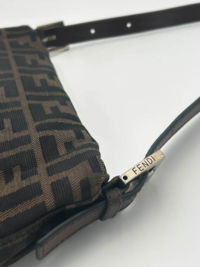 Fendi Zucca Brown FF Baguette