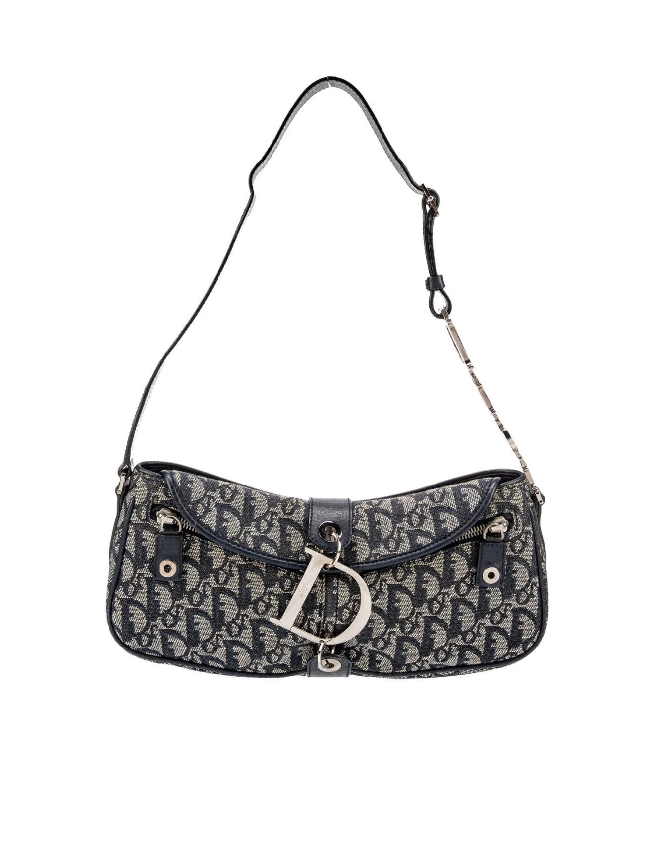Christian Dior small Diorissimo Trotter Canvas D Charm Pochette shoulder bag