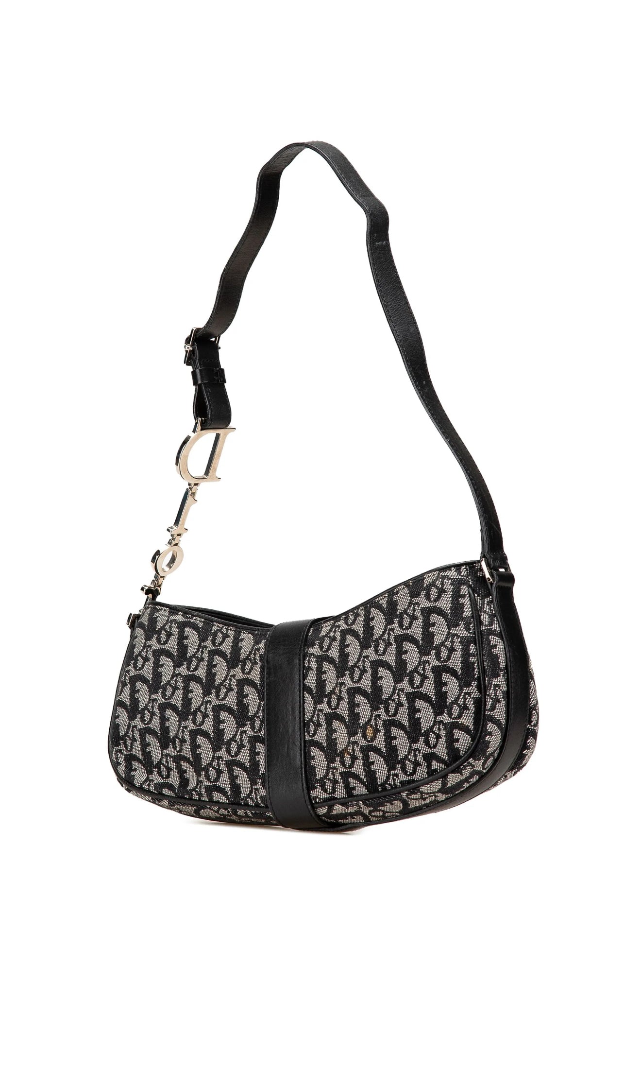 Christian Dior small Diorissimo Trotter Canvas D Charm Pochette shoulder bag