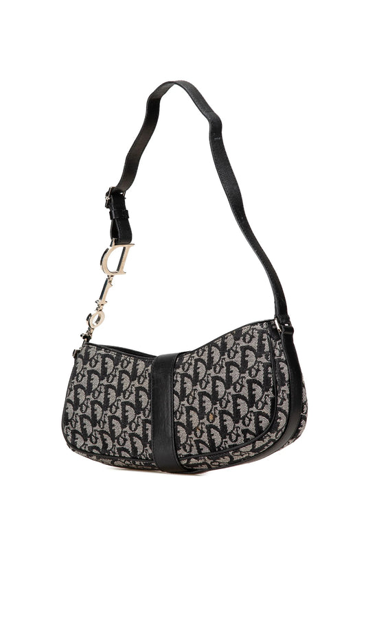 Christian Dior small Diorissimo Trotter Canvas D Charm Pochette shoulder bag