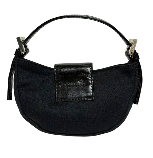 Black Fendi Mini Croissant Bag