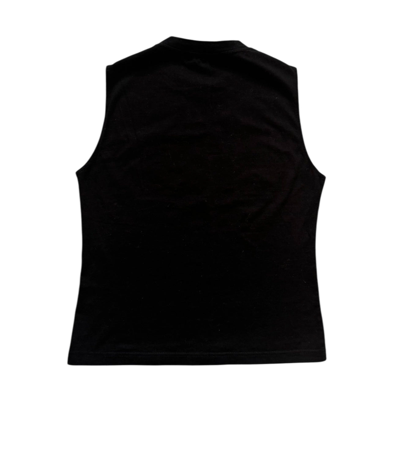 Christian Dior Vintage Logo T-shirt Top Denim Print Cotton Black Blue