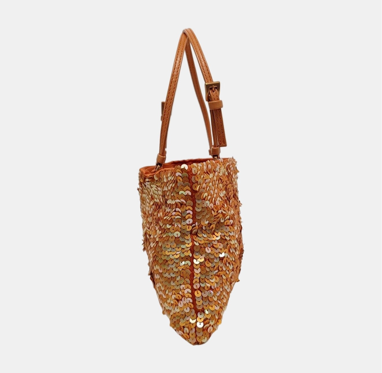 Prada Orange Sequin mini Shoulder bag
