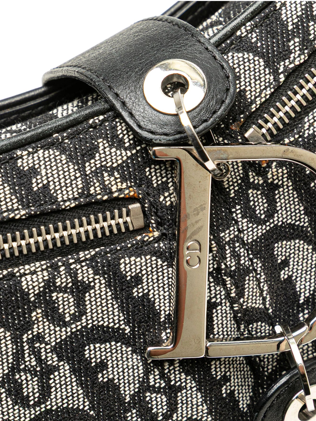 Christian Dior small Diorissimo Trotter Canvas D Charm Pochette shoulder bag