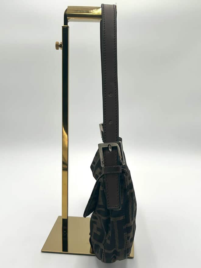 Fendi Zucca Brown FF Baguette