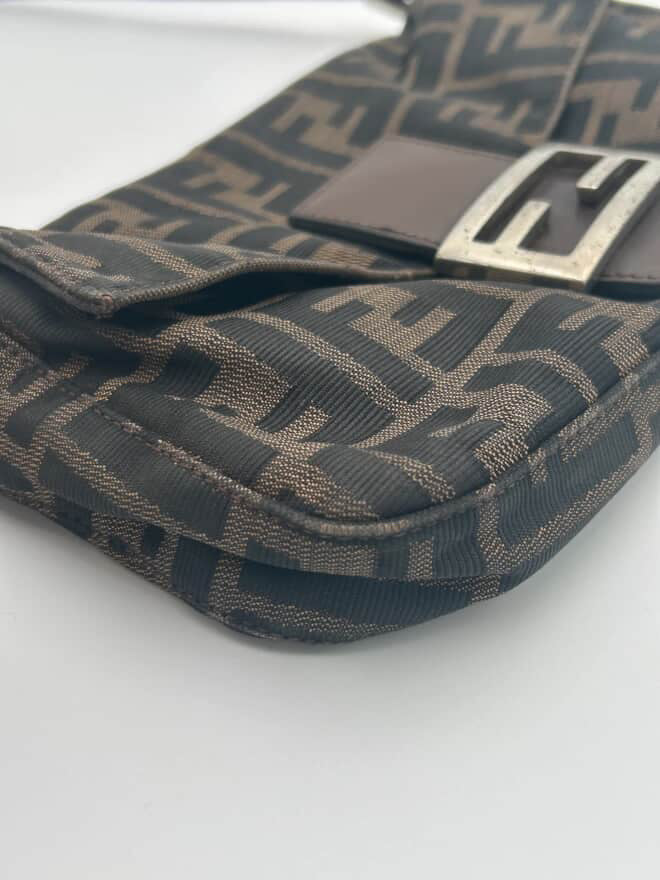 Fendi Zucca Brown FF Baguette