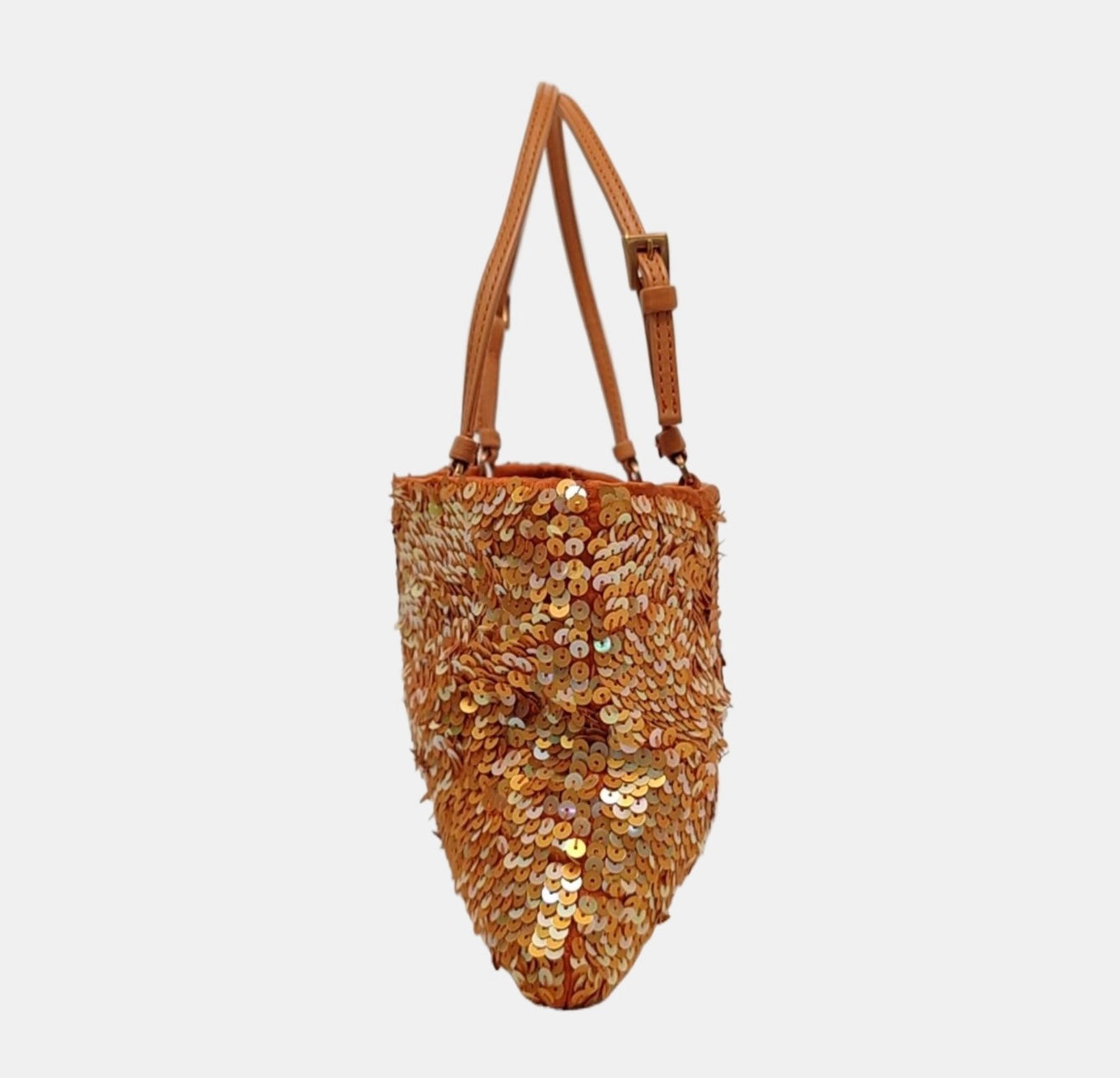 Prada Orange Sequin mini Shoulder bag