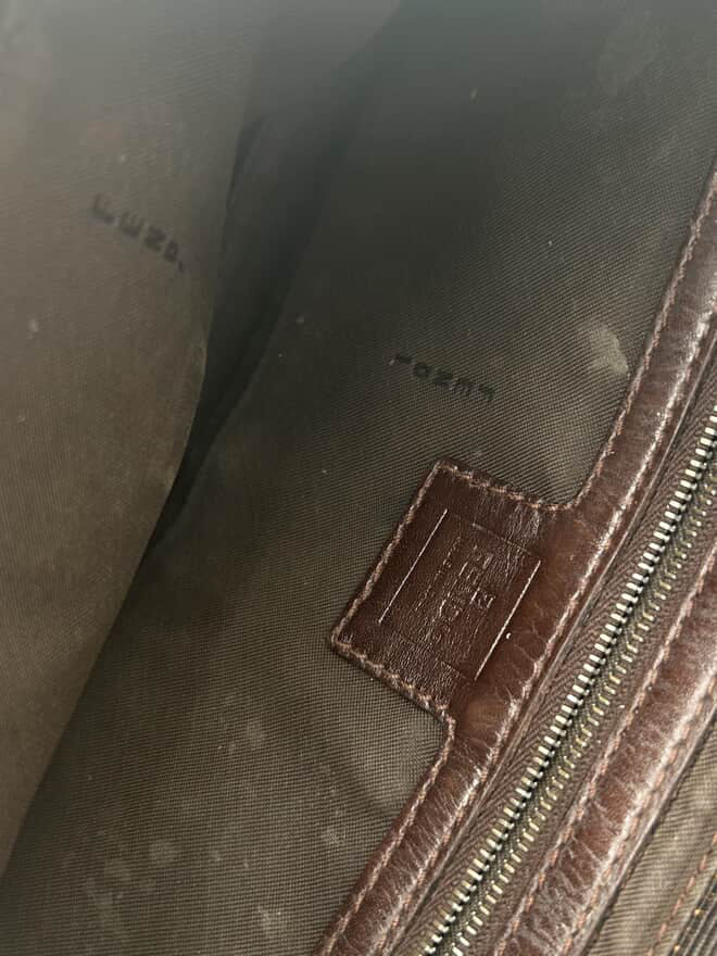 Fendi Zucca Brown FF Baguette