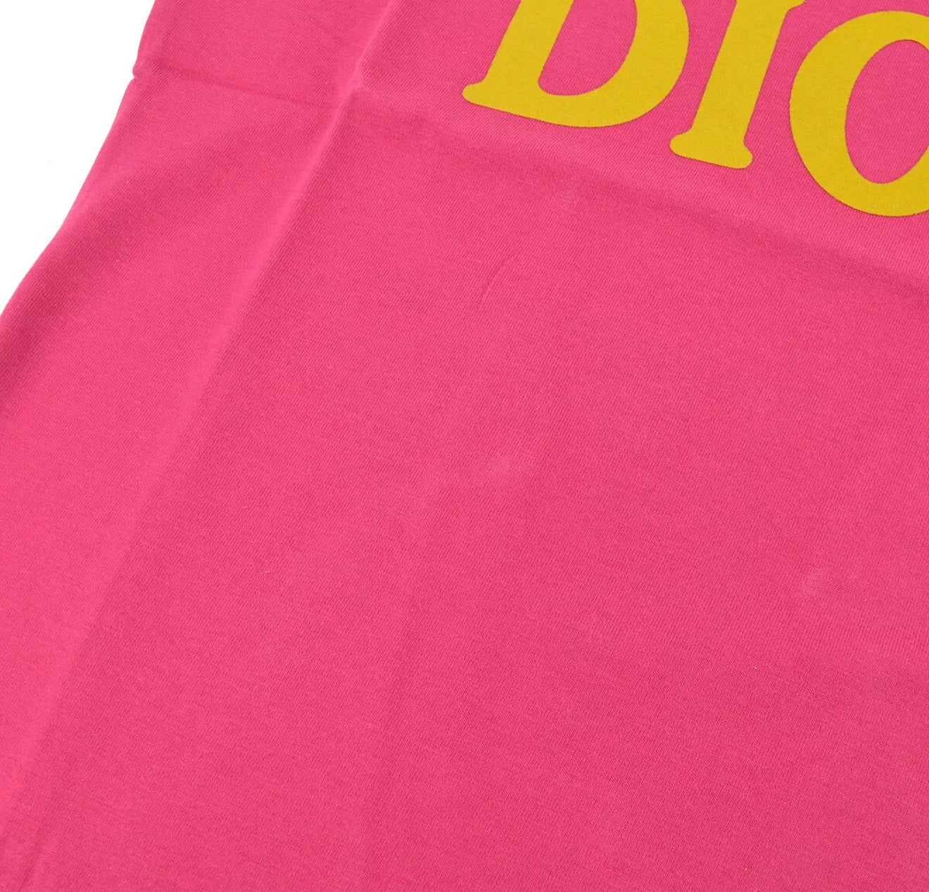 Christian Dior Pink Top “J’adore Dior” Yellow Font