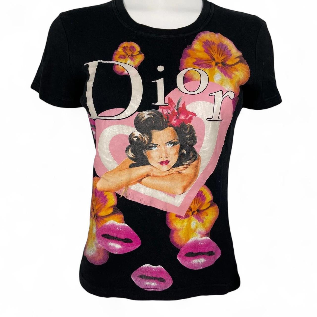 Christian Dior Spring 2005 Black T-shirt