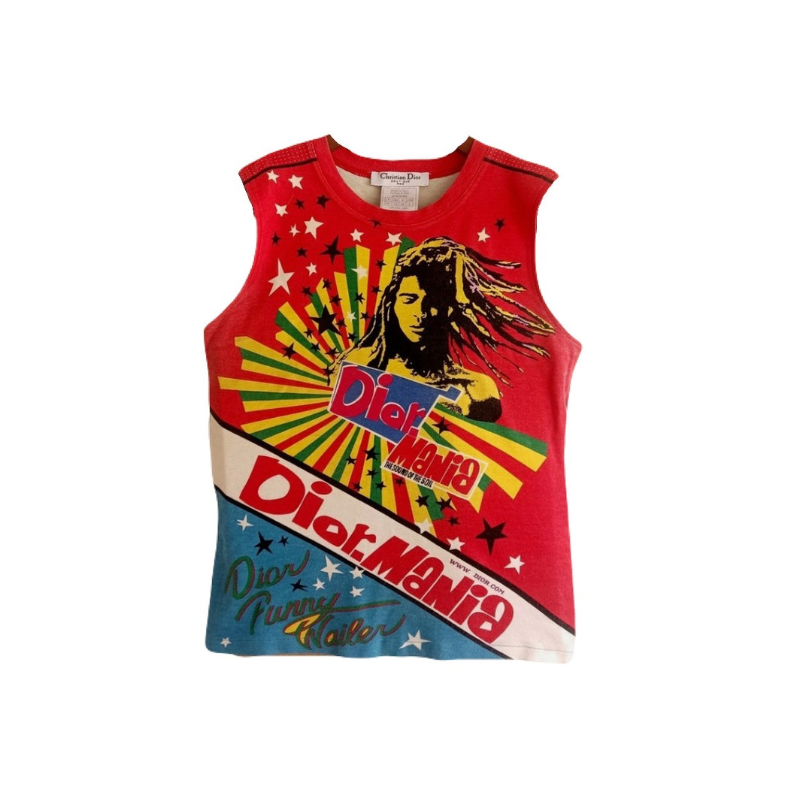 Christian Dior Vintage Rasta Top