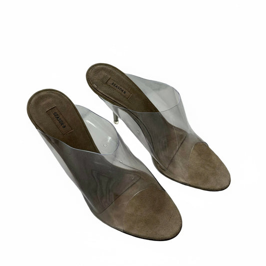 Yeezy Season 6 Heels Clear Transparent PVC