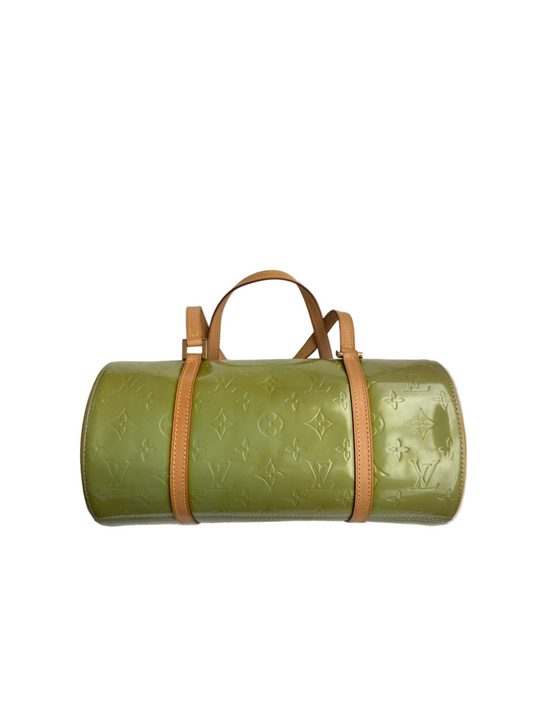 Louis Vuitton Vernis Green Monogram Papillon Bag