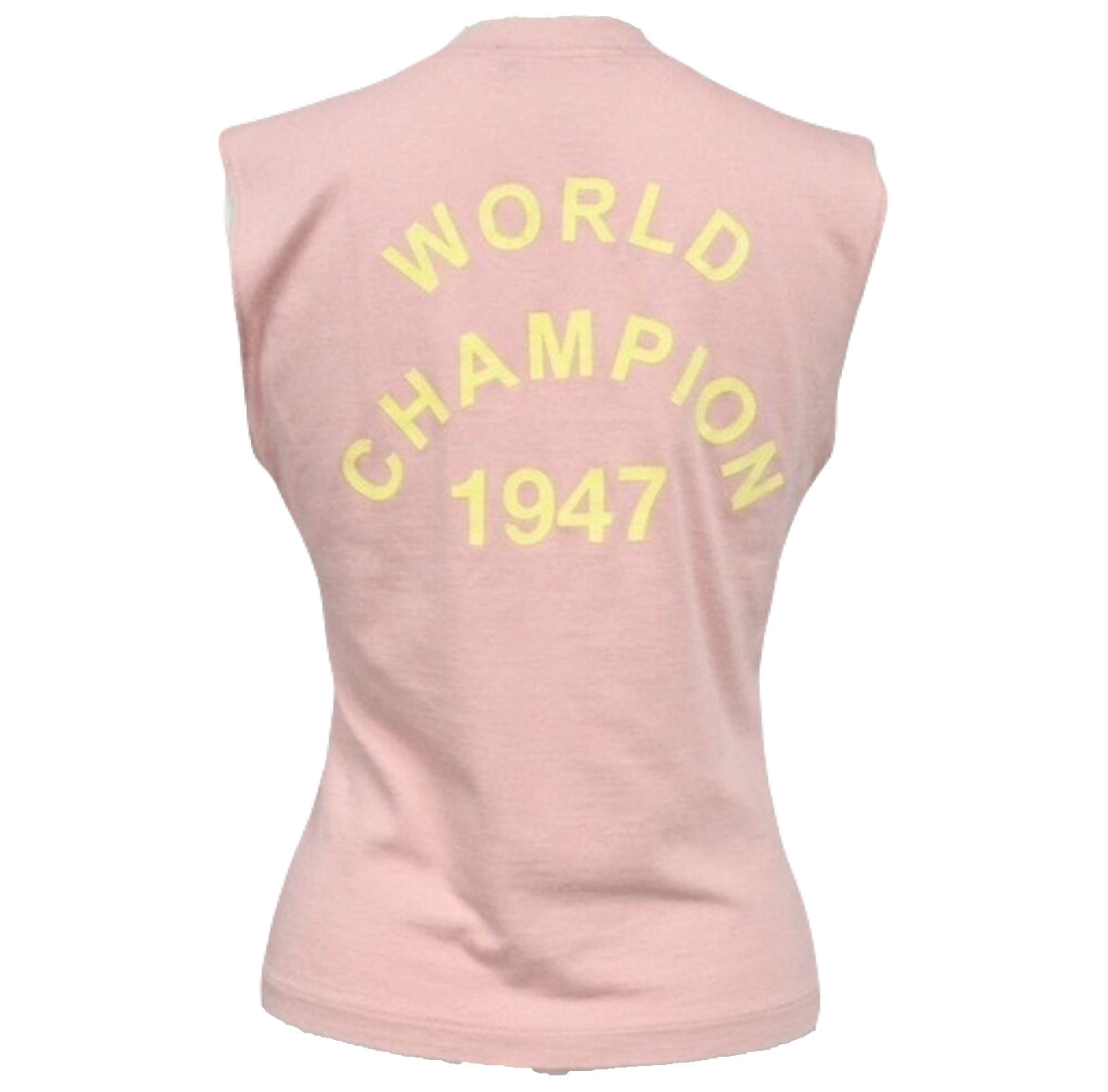 Christian Dior Sleeveless pink and yellow Tank Top