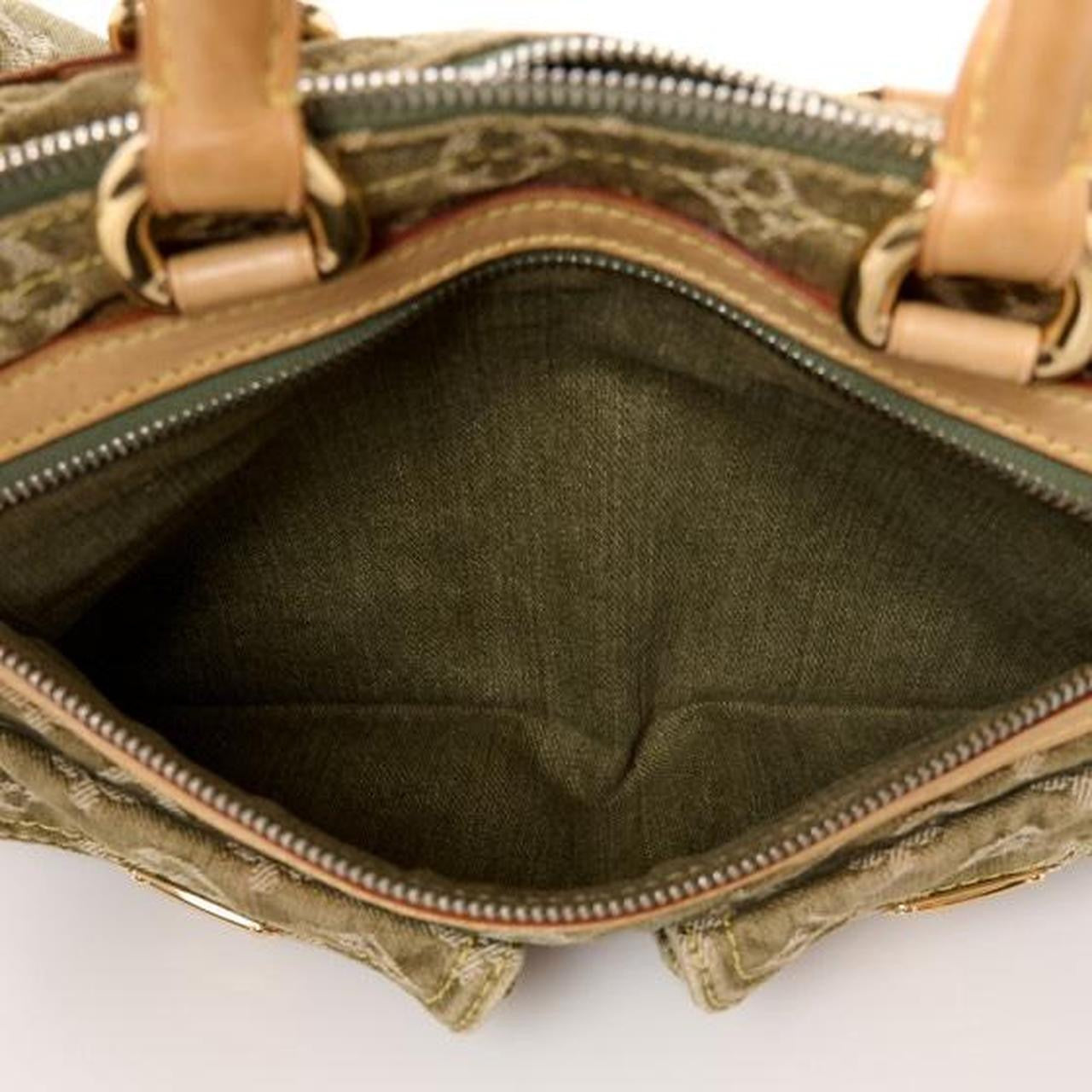 Vintage Louis Vuitton Monogram Denim Neo Speedy Lichen