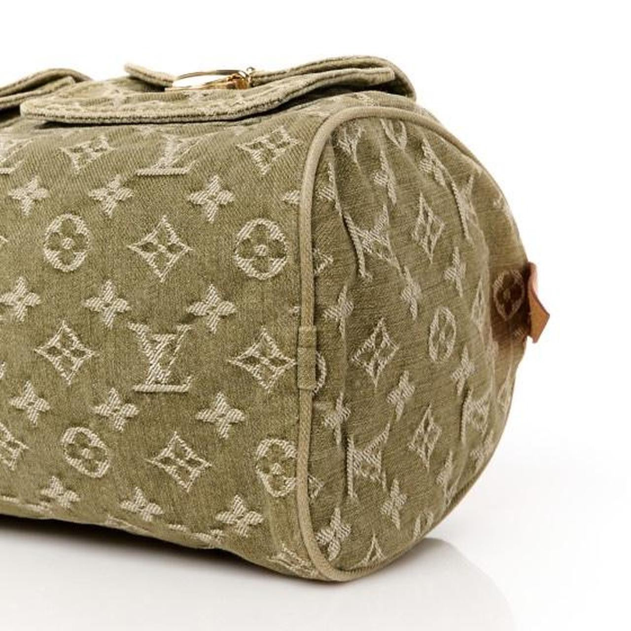 Vintage Louis Vuitton Monogram Denim Neo Speedy Lichen