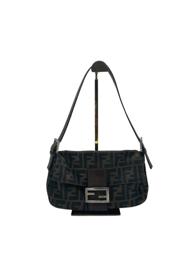 Fendi Zucca Brown FF Baguette