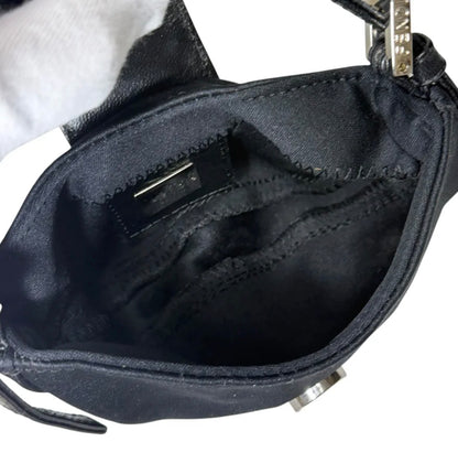 Black Fendi Mini Croissant Bag