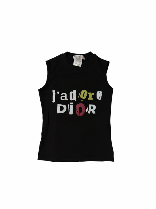 Christian Dior Vintage J’adore Dior Ransom Top