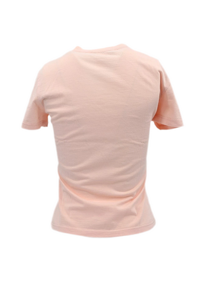 Christian Dior Vintage Logo T-shirt Pink Blue Denim Print Cotton