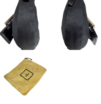 Black Fendi Mini Croissant Bag