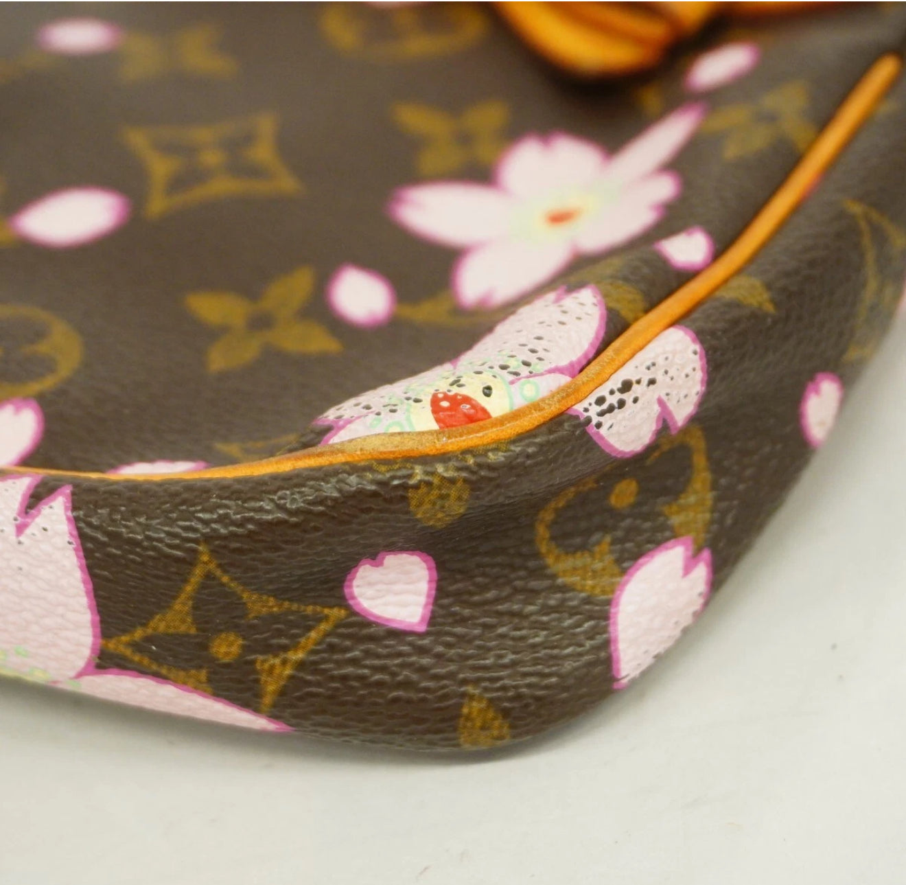 Vintage Louis Vuitton x Murakami cherry blossom pochette