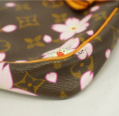 Vintage Louis Vuitton x Murakami cherry blossom pochette