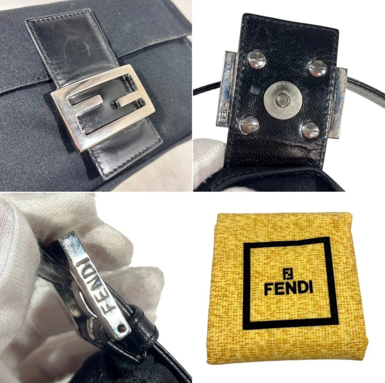 Fendi Neoprene Baguette Shoulder bag