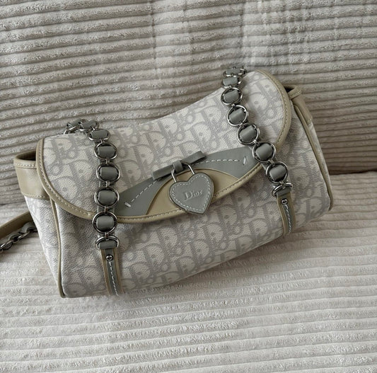 Vintage Dior romantique Monogram Shoulder bag