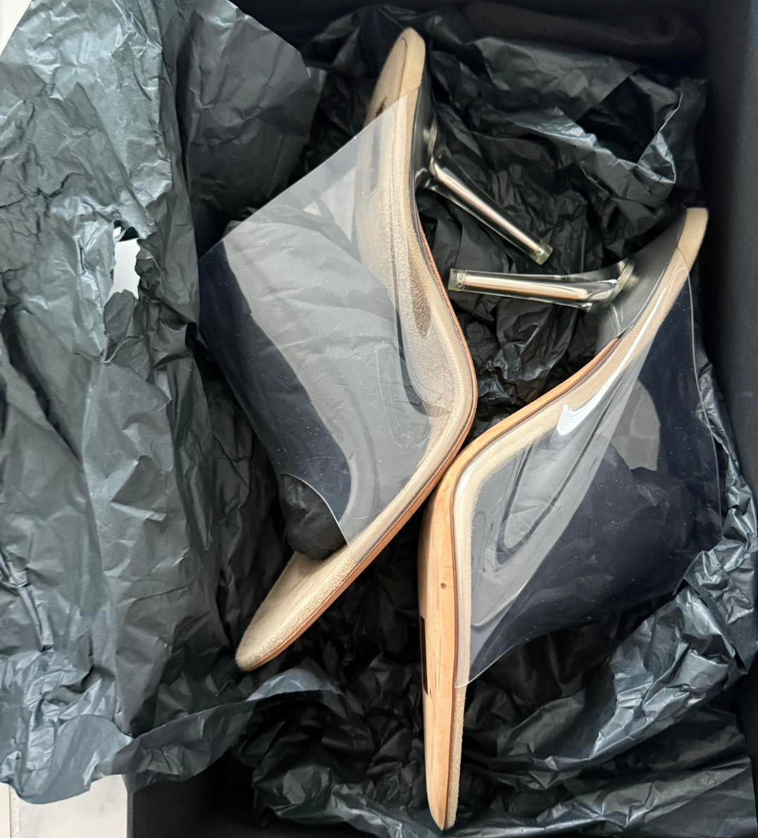 Yeezy Season 6 Heels Clear Transparent PVC
