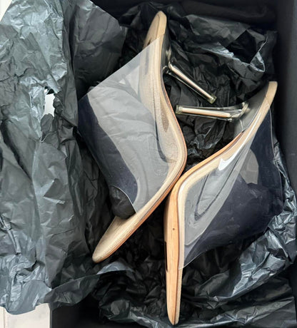 Yeezy Season 6 Heels Clear Transparent PVC