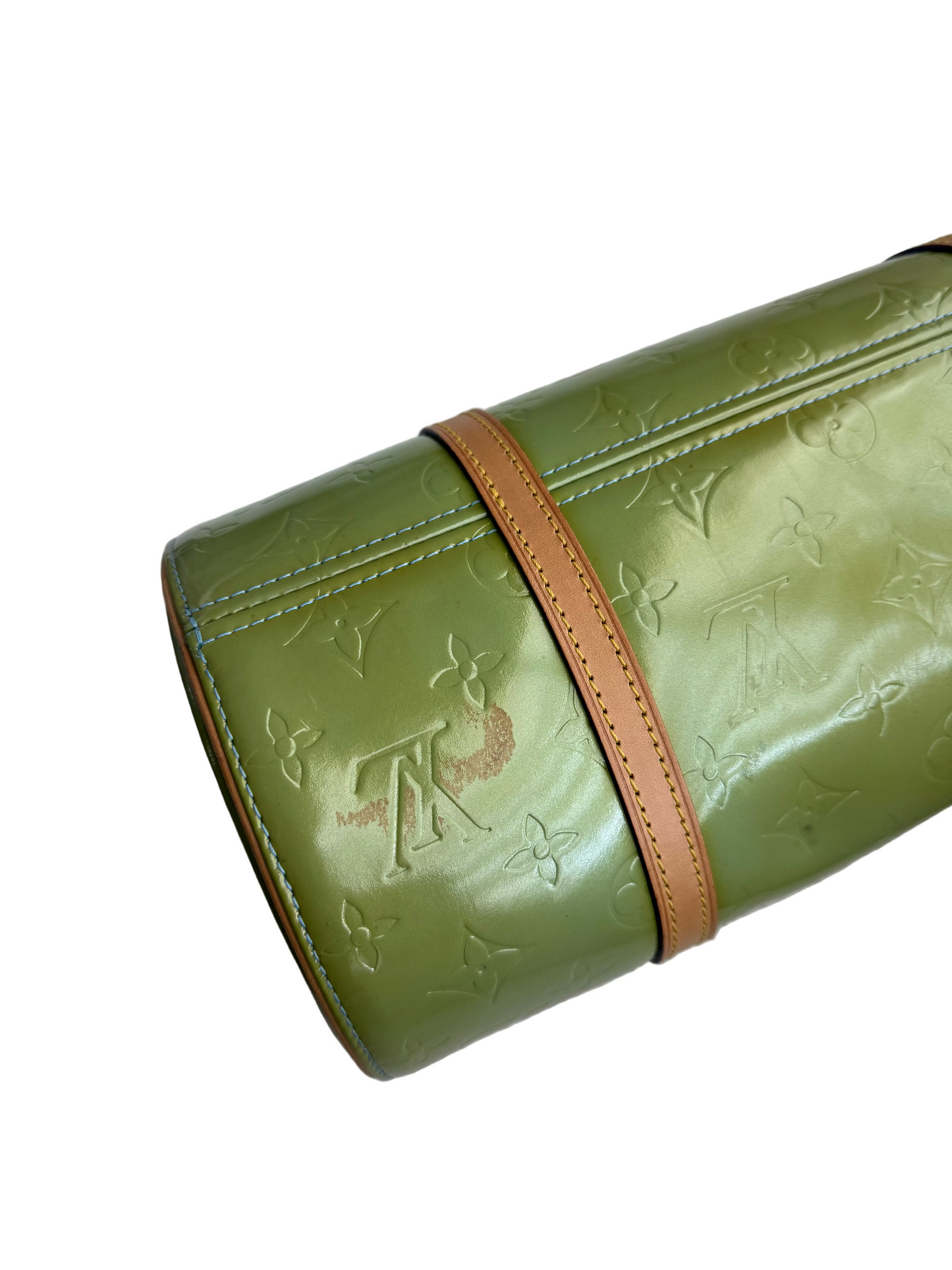 Louis Vuitton Vernis Green Monogram Papillon Bag