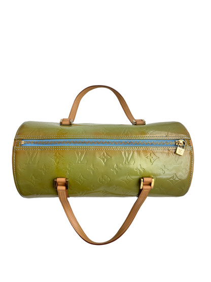 Louis Vuitton Vernis Green Monogram Papillon Bag