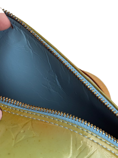 Louis Vuitton Vernis Green Monogram Papillon Bag