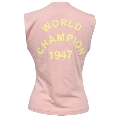 Christian Dior Sleeveless pink and yellow Tank Top