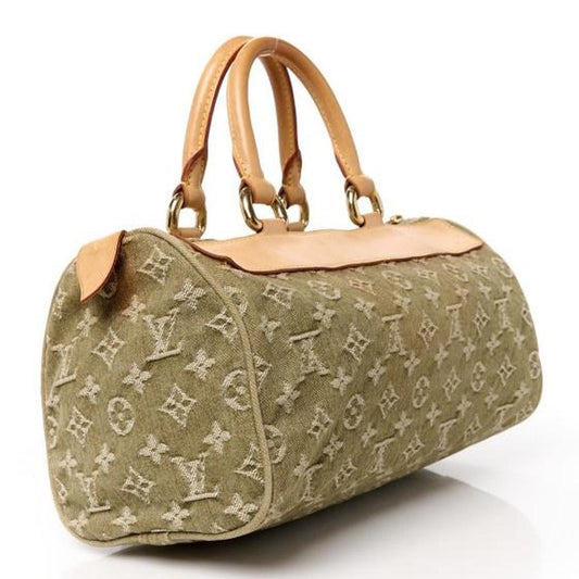 Vintage Louis Vuitton Monogram Denim Neo Speedy Lichen