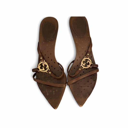 Vintage Tom Ford X Gucci Brown heels